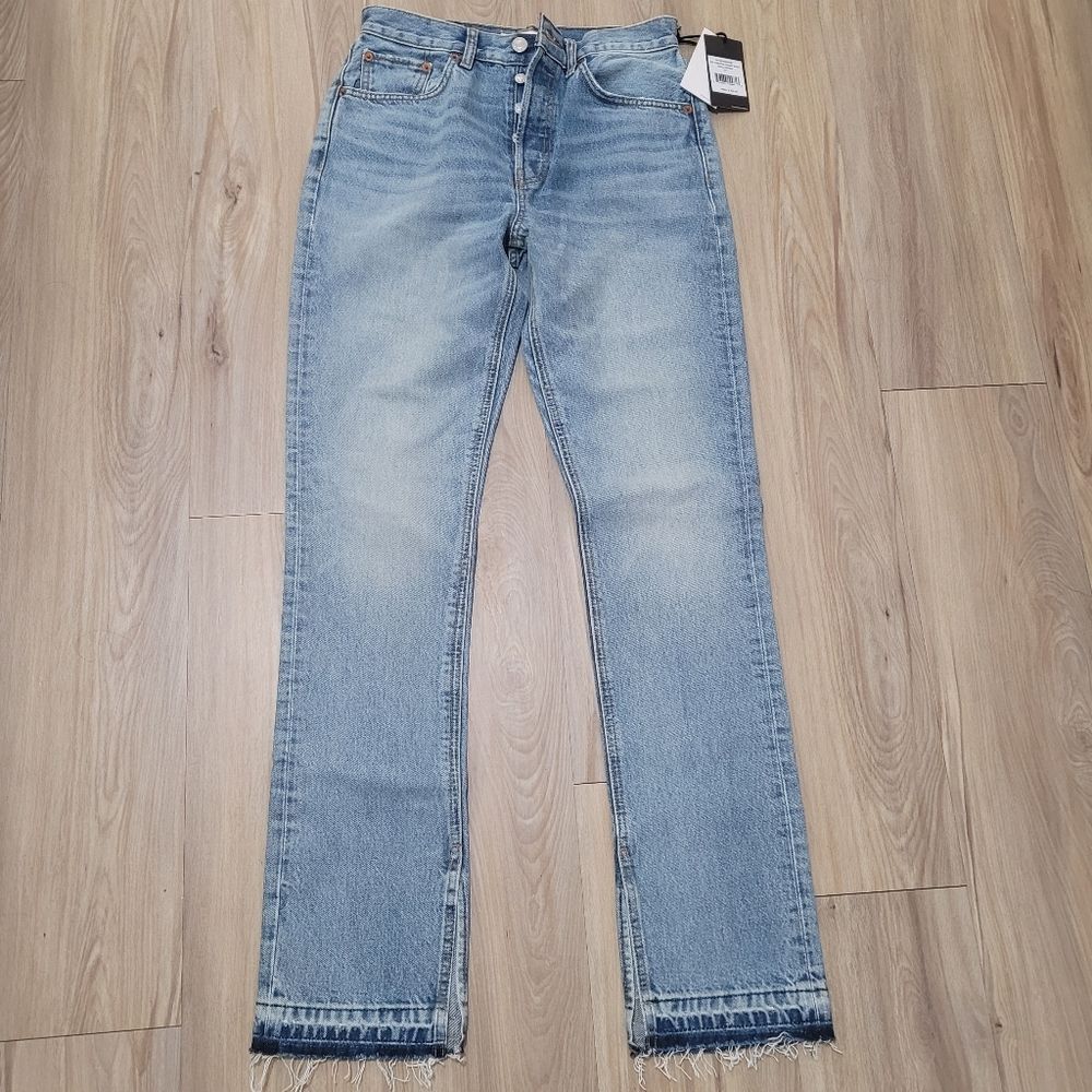 RE/DONE 70s High Rise Skinny Boot in Opal Indigo Size 27Costal Cowgirl
